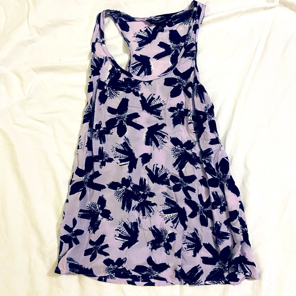 Banana Republic Lavender racer back tank top XS